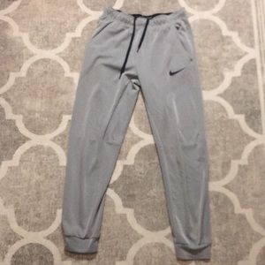 gray Nike sweats